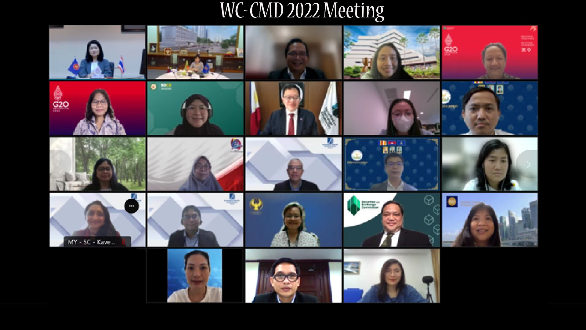Working Committee on Capital Market Development Meeting, 11 February 2022, Video Conference