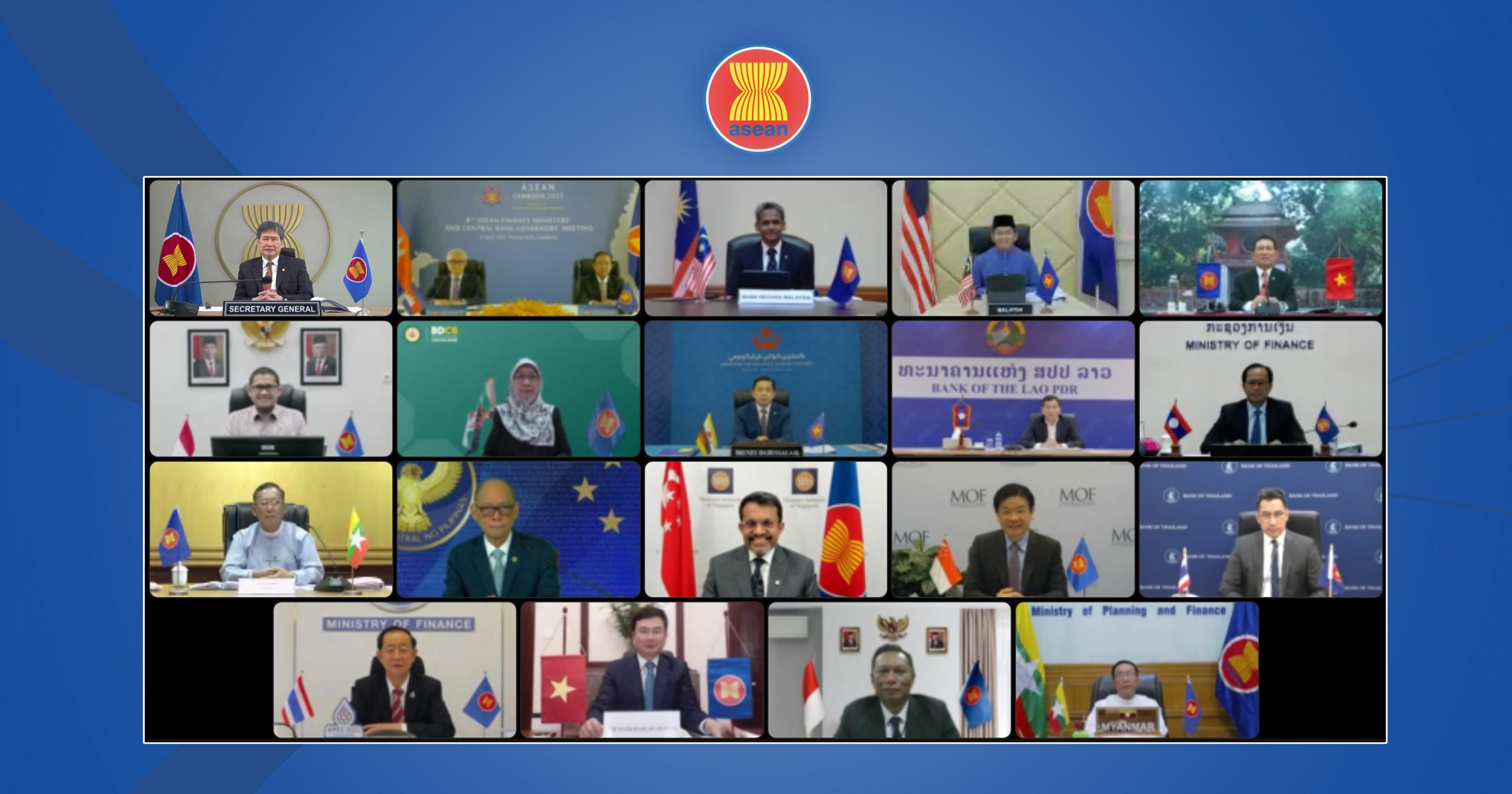 8th ASEAN Finance Ministers’ and Central Bank Governors’ Meeting, 8 April 2022, Video Conference